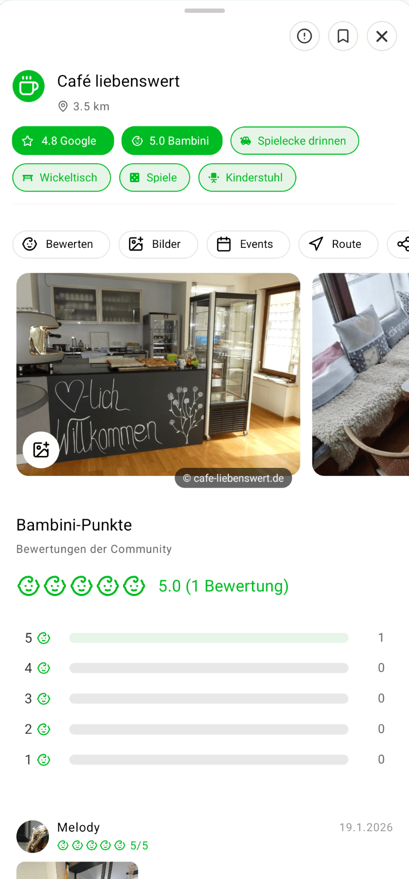 Bambini Maps - Karten Suche