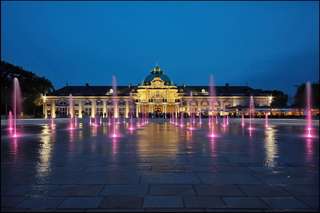 Wasserfontänenfeld auf dem Kurhausplatz – Bild 1