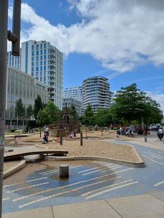 Wasserspielplatz am Grasbrookpark – Bild 1