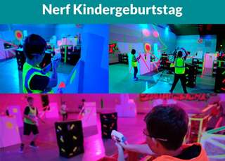 Kindergeburtstag feiern - Trampolinhalle, Bubblesoccer, Nerf, Lasertag, Schwarzlicht Fußball – Bild 5