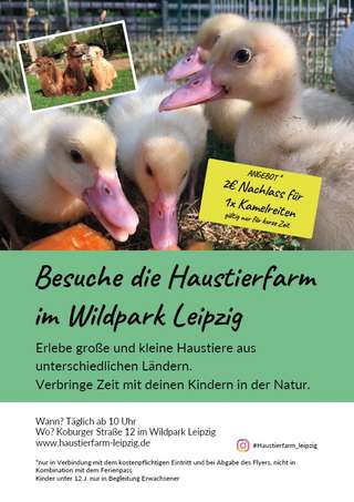 Haustierfarm im Wildpark Leipzig – Bild 1