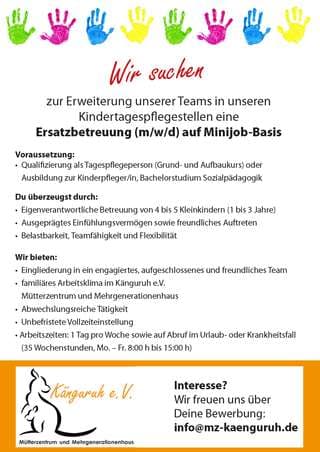 Mehrgenerationenhaus Mütterzentrum Känguruh e.V. Familientreff Bamberg – Bild 4